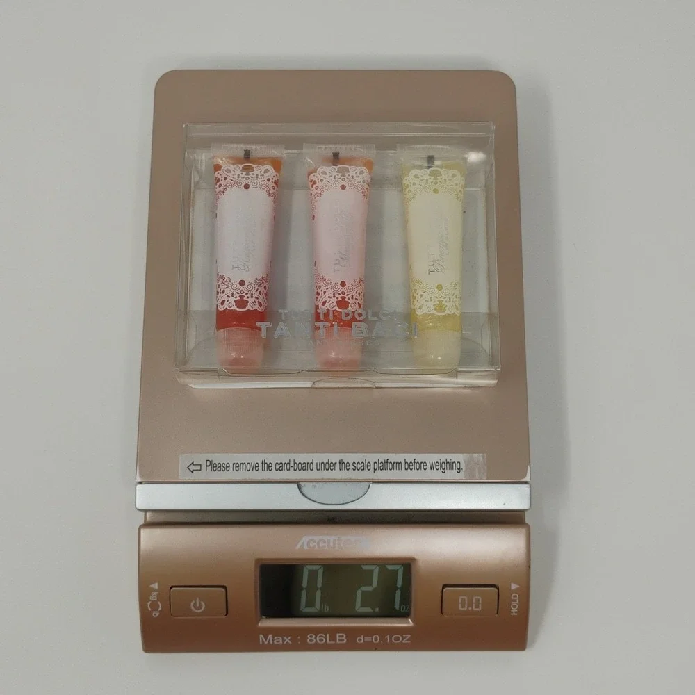 Tutti Dolci Lip Gloss Pineapple Raspberry Mango Vintage Bath Body Works Set